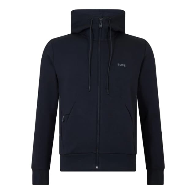 Boss Stretch Zip Up Hoodie - Black XL
