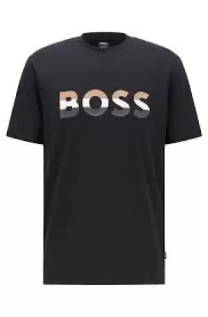 Hugo Boss Large Logo T-Shirt Black Size 2XL Men
