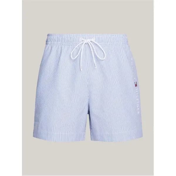 Tommy Hilfiger THB SeerSucker Swim Sn42 Swim Shorts S White 35525101350