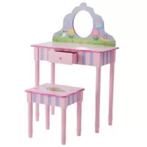 Fantasy Fields Kids Furniture Magic Garden Play Vanity Table And Stool Set
