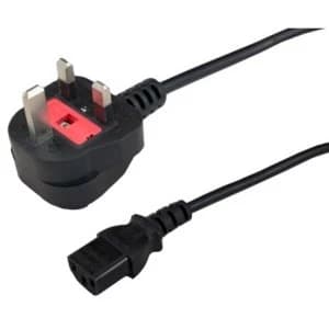 IEC UK MAINS LEAD 1.9M