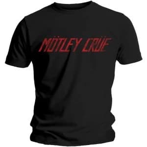 Motley Crue - Distressed Logo Unisex X-Large T-Shirt - Black