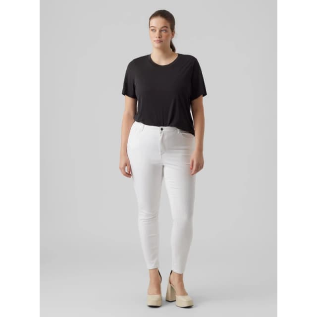 Vero Moda Curve VMPhia Skinny Jeans - White White 10