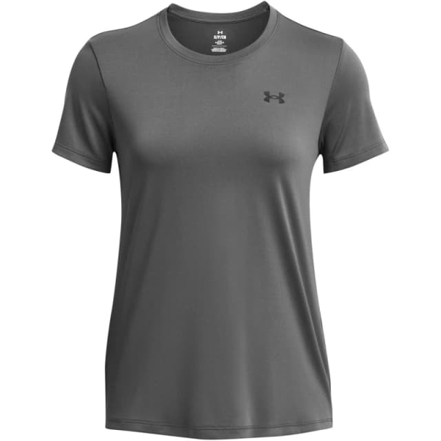 Under Armour Womens Tech Solid Short Sleeve Performance Gym Top Cstlerck/Black female 8 (XS)
