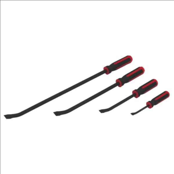Genuine SEALEY AK9105 Angled Prybar Set 4pc Heavy-Duty