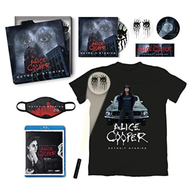 Alice Cooper Detroit Stories Limited Edition Box Set 1CD + 1 Bluray Silver
