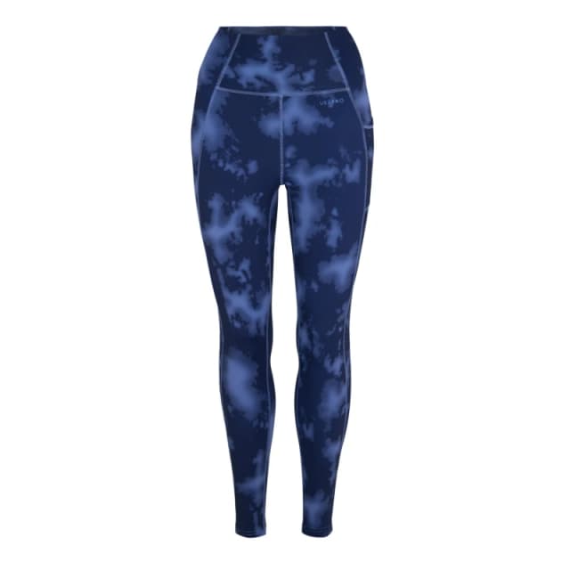 USA Pro USAPro Core High Rise Leggings Womens Navy Acid Dye female 8 (36)