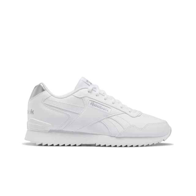 Reebok Royal Glide Ripple Clip Ladies Trainers - White White 3