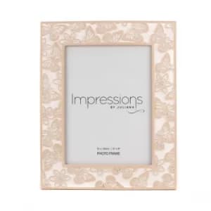 Impressions Butterfly Embossed Resin Photo Frame 6" x 8"