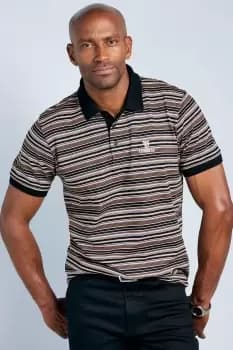 Guinness Short Sleeve Fine Stripe Polo Shirt