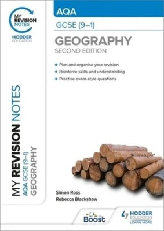 Rebecca Blackshaw My Revision Notes: AQA GCSE (9-1) Geography Second Edition Book Multi unisex