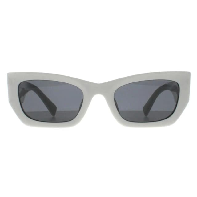 Miu Miu Miu Miu Women Rectangle White Dark Grey MU09WS White One Size Female 8056597671941