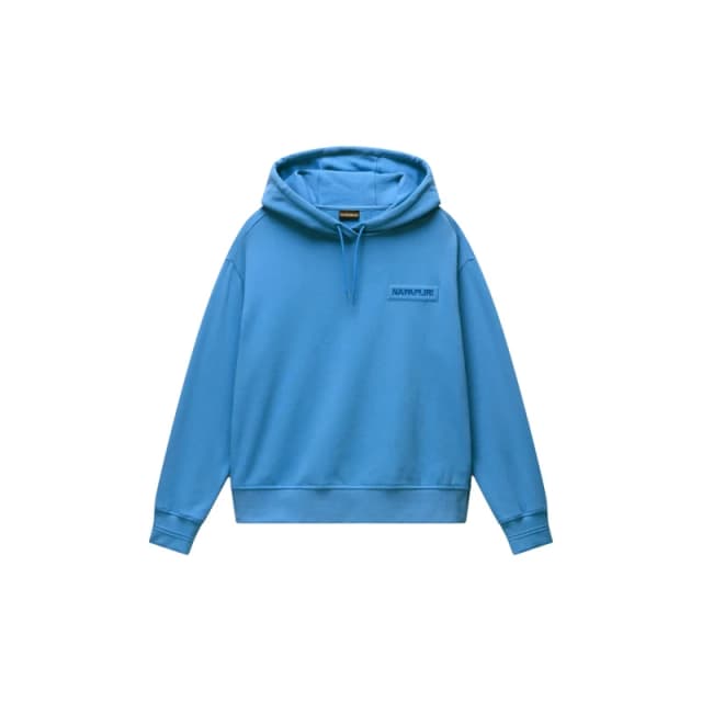 Womens French Terry Hoodie Napapijri Clarao Bleu Female 2XS