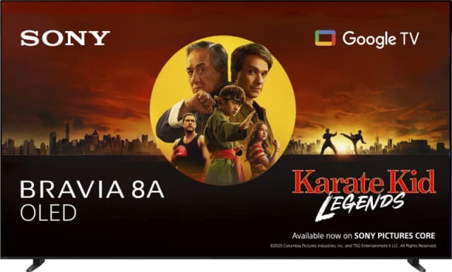 Sony K65XR8AU BRAVIA 8A 65" 4K Ultra HD OLED Smart Google TV K65XR8AU Black