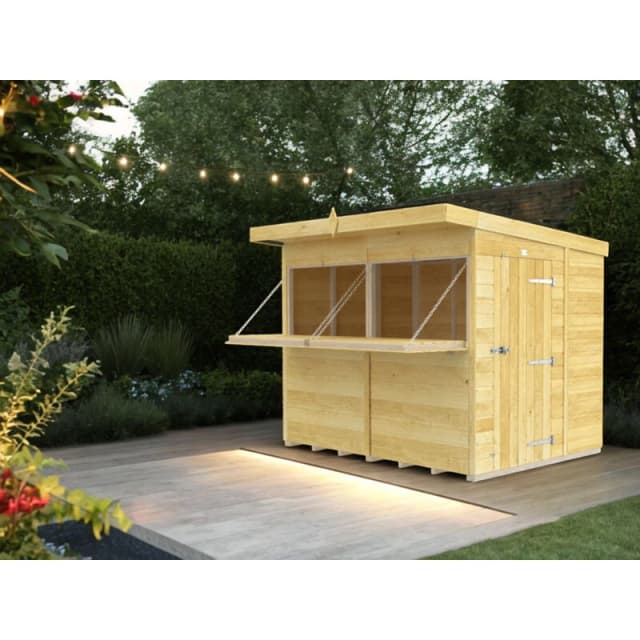 DIY Sheds 8 x 6 BAR, Brown 8X6PBARFF