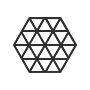 Zone Denmark Triangles Black Trivet