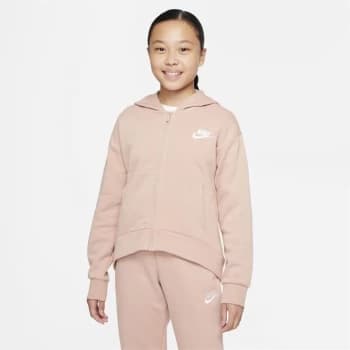Nike Sportswear Full-Zip Hoodie Junior Girls - Rose Whisper