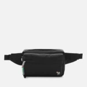 Paul Smith Mens Zebra Logo Canvas Bumbag - Black