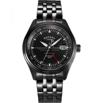 Rotary Black 'Horizon' Sports Watch - HGB00006/04