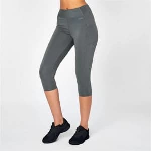 USA Pro Pro Capri Leggings - Charcoal Marl