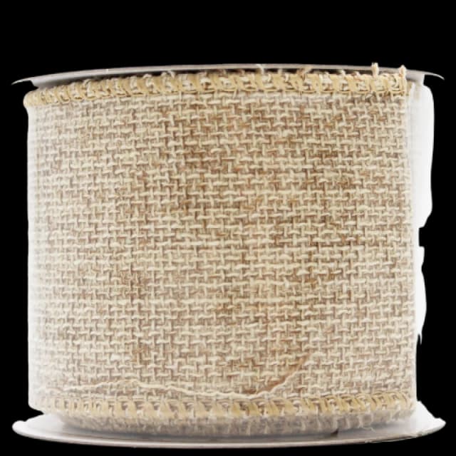 Decoris Decorative Ribbon Nature - Snow & Spruce Snow-465995