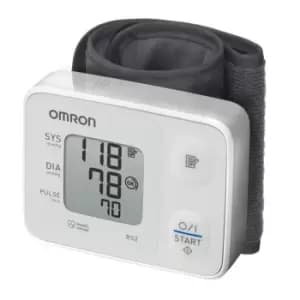 Omron OMRRS2 RS2 Wrist Blood Pressure Meter - White/Grey