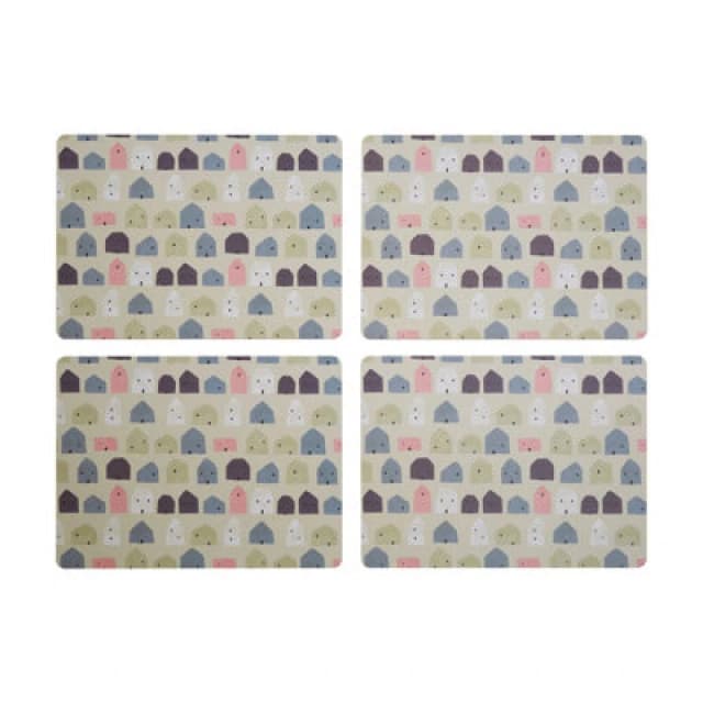 Premier Housewares Calcot 4Pc Wild Cottage Placemats Multi