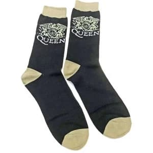 Queen - Crest Unisex Ankle Socks - Black