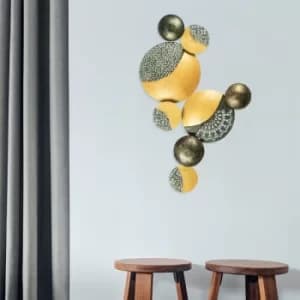 Luminescence Multicolor Decorative Metal Wall Accessory