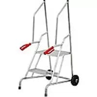 Fort Fort Dock Step, 2 Tread, Expanded Steel Tread, Galvanised Finish