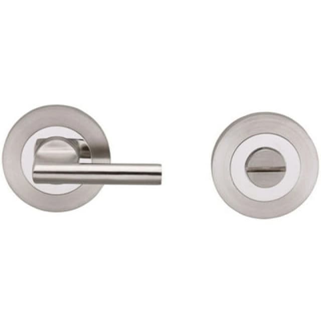 Loops Disabled Thumbturn Handle With Release With Indicator Polished Satin Steel Metallics unisex