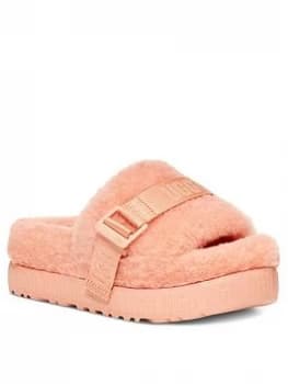 UGG Fluffita Slipper - Pink, Beverly Pink, Size 3, Women