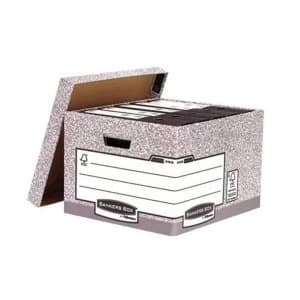 Bankers Box by Fellowes System Large Storage Box FSC Ref 01810 FF Pack