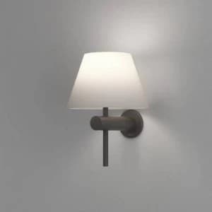1 Light Bathroom Wall Light Bronze Effect IP44, G9