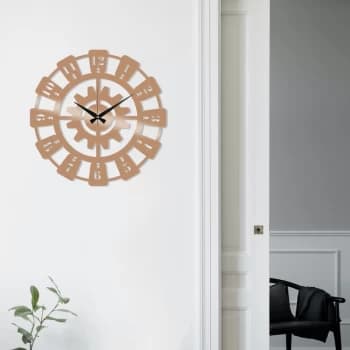 Metal Wall Clock 26 - Copper Copper Decorative Metal Wall Clock