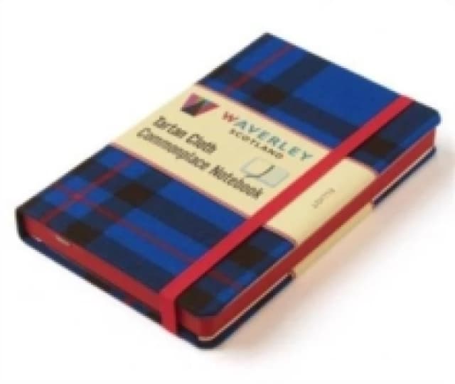 Elliot Waverley Tartan Cloth Commonplace Large 21 x 13cm Notebook Hardback