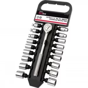 Draper 19 Piece 3/8" Drive Socket Set 3/8"