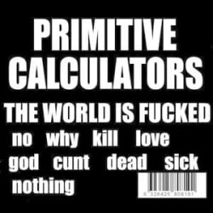 The World Is F**ked by Primitive Calculators CD Album