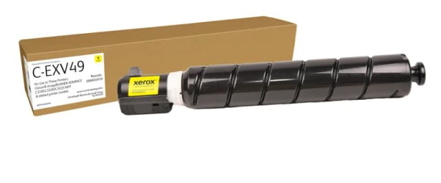 Xerox Everyday Yellow Remanufactured Toner by Xerox compatible with Canon C-EXV49 (8527B002), Standard capacity 006R04910