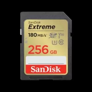 SanDisk Extreme SDXC UHS-I - 256GB - SDSDXVV-256G-GNCIN