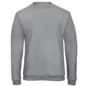 B&C Adults Unisex ID. 202 50/50 Sweatshirt (2XL) (Heather Grey)