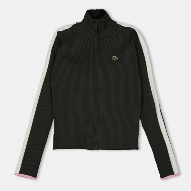 Lacoste Kids Knit Crew Neck Jumper Sapwood/Multi female 10 Years