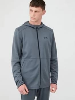 Urban Armor Gear Mk1 Warm Up Full Zip Hoodie - Grey/Black
