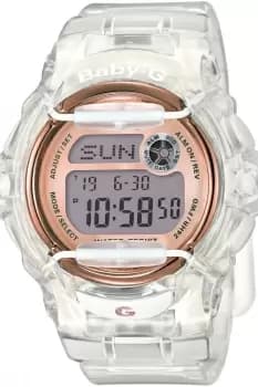 Ladies Casio Baby-G Alarm Chronograph Watch BG-169G-7BER
