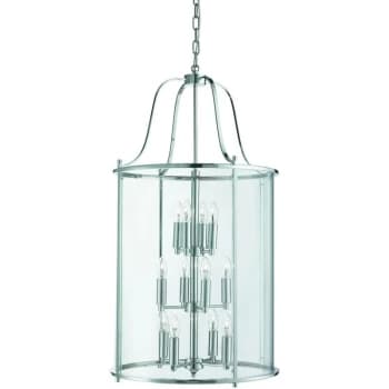 Searchlight Lighting - Searchlight Victorian Lanterns - 12 Light Ceiling Lantern Pendant Chrome, Glass Twelve, E14