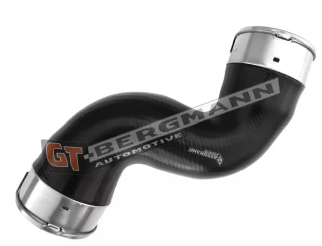 GT-BERGMANN GT52-412 Turbocharger Hose with quick couplers, AEM (Ethylene Acrylate Rubber) AEM (Ethylene Acrylate Rubber) Charger Intake Hose (3314)