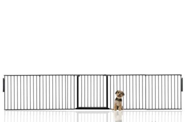 Bettacare Premium Multi Panel Flexible Pet Barrier, Up To 370Cm Wide, Black, 70Cm High