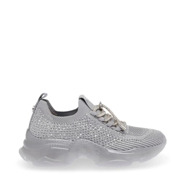 Steve Madden Meter Trainers Silver female UK 3