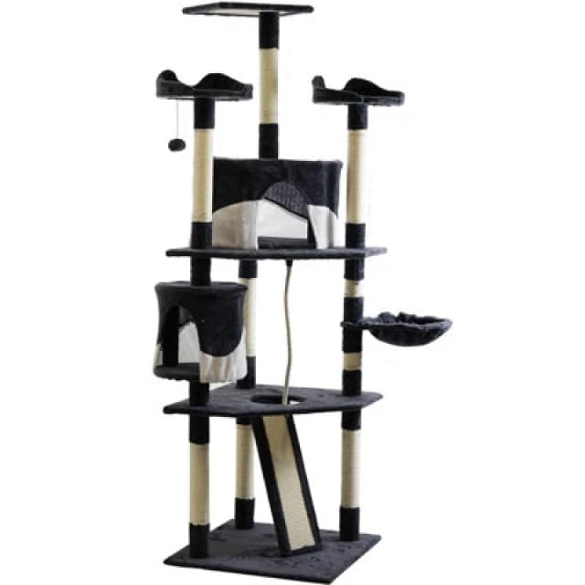 Gr8 Home Tall Cat Tree Multi Level Tower Scratching Climbing Post Kitten Activity Centre