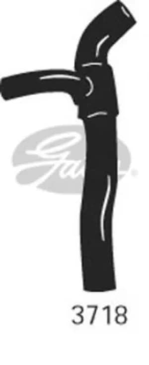 Curved Radiator Hose 280mm X 24 Gates 3718